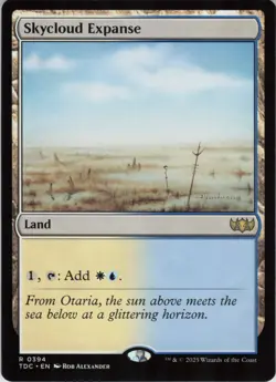Skycloud Expanse R Commander: Tarkir: Dragonstorm 394 Near Mint MTG - Image 1