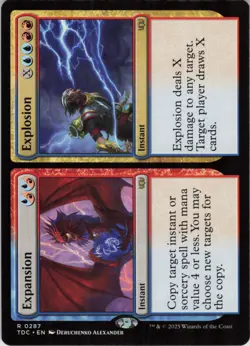 Expansion // Explosion R Commander: Tarkir: Dragonstorm 287 Near Mint MTG - Image 1