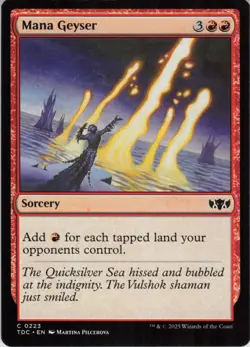 Mana Geyser C Commander: Tarkir: Dragonstorm 223 Near Mint MTG - Image 1