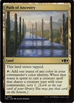 Path of Ancestry C Commander: Tarkir: Dragonstorm 382 Near Mint MTG - Image 1