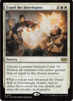 Expel the Interlopers R Commander: Tarkir: Dragonstorm 115 Near Mint MTG - Image 1