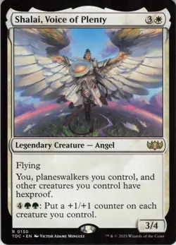 Shalai, Voice of Plenty R Commander: Tarkir: Dragonstorm 130 Near Mint MTG - Image 1