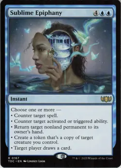 Sublime Epiphany R Commander: Tarkir: Dragonstorm 167 Near Mint MTG - Image 1