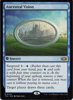 Ancestral Vision R Commander: Tarkir: Dragonstorm 144 Near Mint MTG - Image 1