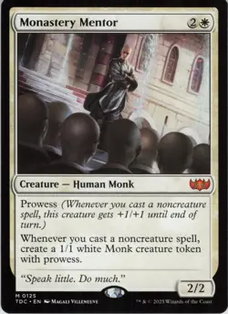 Monastery Mentor M Commander: Tarkir: Dragonstorm 125 Near Mint MTG - Image 1