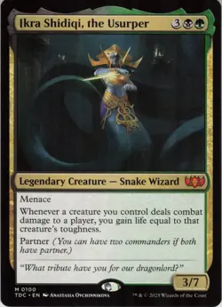 Ikra Shidiqi, the Usurper M Commander: Tarkir: Dragonstorm 100 Near Mint MTG - Image 1