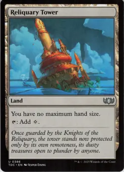 Reliquary Tower U Commander: Tarkir: Dragonstorm 386 Near Mint MTG - Image 1