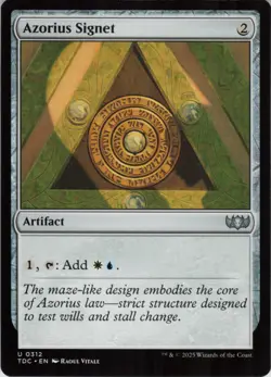 Azorius Signet U Commander: Tarkir: Dragonstorm 312 Near Mint MTG - Image 1