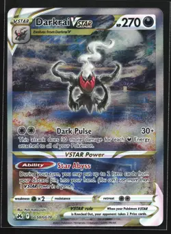 Pokemon Darkrai VSTAR GG50 Crown Zenith Galarian Gallery Ultra Rare Holo NM - Image 1