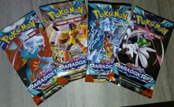 Pokemon TCG Scarlet & Violet Paradox Rift Sealed Booster Pack Lot of 4, Art Set - Image 4