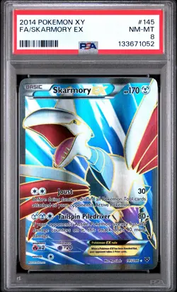 Skarmory EX 145 Xy Pokemon PSA 8 - Image 1