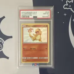 2019 Pokemon TCG Hidden Fates Shiny Vault Charmander SV6/SV94 Holo PSA 10 1st - Image 1