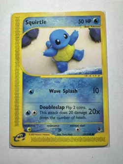 Pokemon TCG Squirtle 131/165 Expedition Base Set 2002 Non Holo NM/LP - Image 1