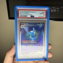 2023 Pokemon SV2a JP Blastoise Ex #202 PSA 10 Gem MT Special Art Rare - Image 1