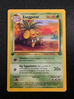 Exeggutor 35/64 Jungle Uncommon 1st Edition Moderately Played - Image 1