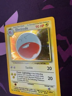 No Symbol Electrode & Wigglytuff Jungle Holo WOTC LP Light Play Error Pokemon - Image 4