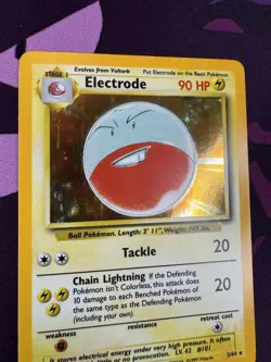 No Symbol Electrode & Wigglytuff Jungle Holo WOTC LP Light Play Error Pokemon - Image 5