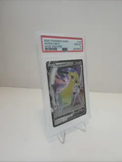 2020 Pokemon SWSH Vivid Voltage #126 Aegislash V PSA 10 GEM MINT - Image 2