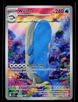 Wailord - 162/159 - Journey Together - Illustration Rare - Pokemon TCG NM - Image 1