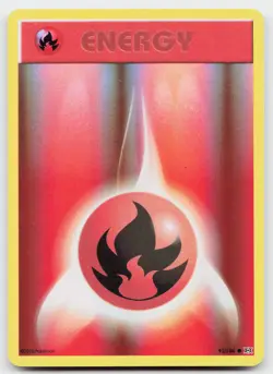 Fire Energy 92/108 Common Evolutions Pokemon Reverse Holo Near Mint - Image 1