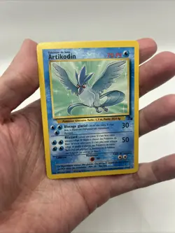 FRENCH Articuno Artikodin 1st Edition Non Holo Fossil 17/62 Pokemon TCG WOTC LP - Image 3