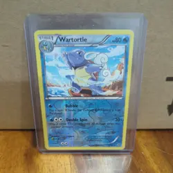 2013 POKEMON TCG WARTORTLE 15 PLASMA BLAST REVERSE HOLO LP-MP - Image 1