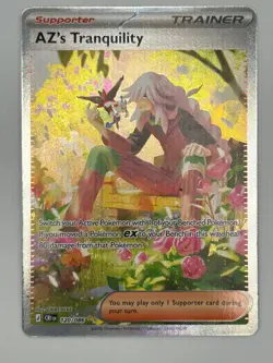 POKEMON AZ's TRANQUILITY 120/086 SPECIAL ILLUSTRATION RARE CHAOS RISING - Image 2