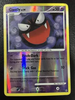 The Pokemon Company Gastly 62/100 Stormfront Reverse Holo Common DMG - Image 1