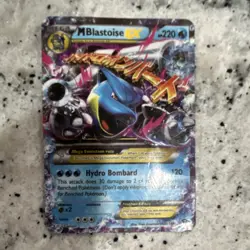Pokemon M Blastoise EX Evolutions Ultra Rare Holo 22/108 Mega 220 HP - Image 1