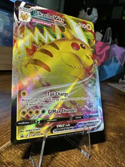 2023 Pokemon Pikachu Vmax SWSH286 Black Star Promo NM - Image 3