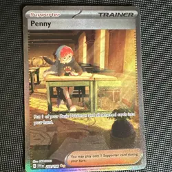 The Pokemon Company Pokemon TCG Penny SV01 SIR Full Art Holo 252/198 English - Image 1