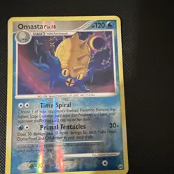 Nintendo Pokemon TCG Omastar Arceus Reverse Holo Rare 23/99 English - Image 1