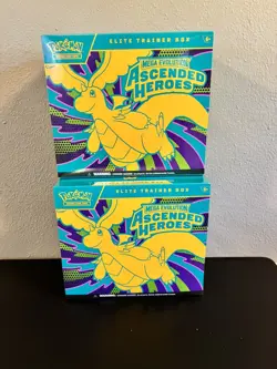 Pokemon TCG Mega Evolution Ascended Heroes Elite Trainer Box - ETB. Lot (2) - Image 2