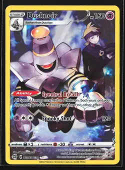 Pokemon Dusknoir TG06 Brilliant Stars Trainer Gallery Ultra Rare Holo NM - Image 1