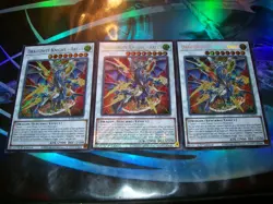 3x Dragunity Knight - Areus 1st Edition Secret Rare BLGG-EN013 Yu-Gi-Oh! - Image 1