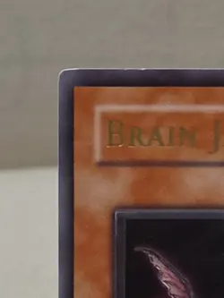 Yugioh Brain Jacker (UTR) FET-EN034 Unlimited Ultimate Rare Foil Imprint Error - Image 2