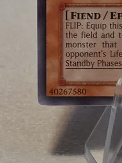 Yugioh Brain Jacker (UTR) FET-EN034 Unlimited Ultimate Rare Foil Imprint Error - Image 4