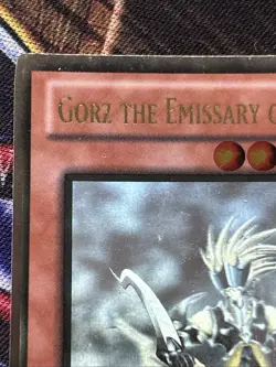 Gorz the Emissary of Darkness GLD5-EN024 Ghost/Gold Rare LP Limited Ed Yu-Gi-Oh - Image 2