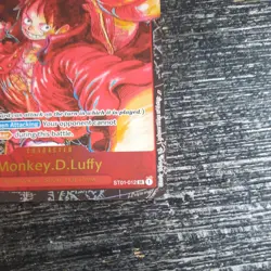 One Piece TCG Monkey.D.Luffy ST01-012 Alt Art OP05 NM ENGLISH - Image 4