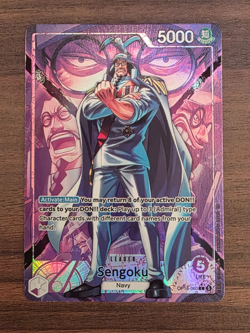 One Piece Sengoku OP16-060 Leader Alt Art The Time Of Battle - Image 1