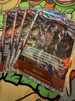 One Piece TCG Shanks SR ST23-002 X4 Play Set - Image 1
