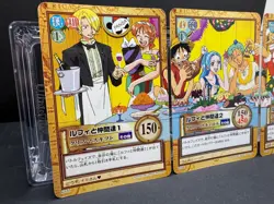 One Piece Hyper C517 C518 C519 Holiday Feast 2001 Carddass Bandai Luffy Crew - Image 2