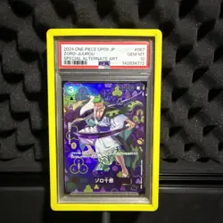2024 ONE PIECE OP09-EMPERORS IN THE NEW WORLD #067 ZORO-JUUROU SP PSA 10 GEM MT - Image 1
