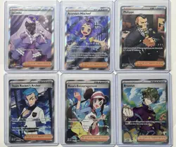 Pokemon Full Art Supporter Trainer Lot 6 Cards Rosa Archer Acerola NM - Image 1