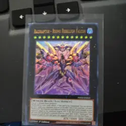 Raidraptor - Rising Rebellion Falcon PHNI-EN045 Ultra Rare 1st Ed YuGiOh Card NM - Image 1