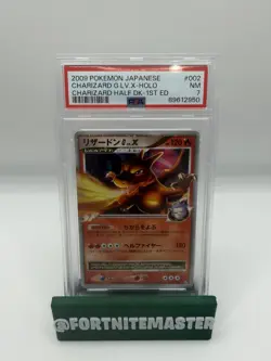 Charizard G LV. X PSA 7 Japanese Pokemon Card 002/016 Half Deck 1st Ed Holo 2009 - Image 1