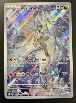 N's Reshiram 167/159 Pokemon Card TCG SV09: Journey Together NM - Image 1
