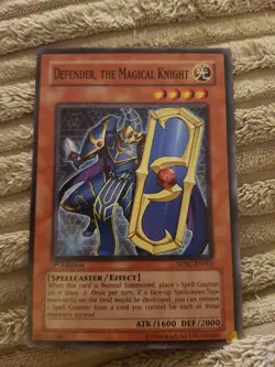 1x YuGiOh TCG Defender the Magical Knight SDSC EN003 Trading Card Game - Image 1