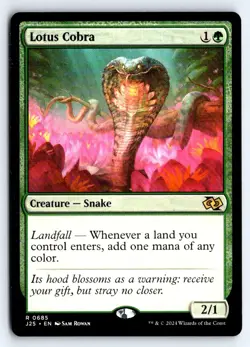 Lotus Cobra 685 Rare Foundations Jumpstart Magic: The Gathering NM - Image 1