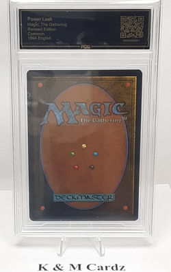 MTG - Revised - Power Leak - Graded - PCG 9.5 - Vintage - Image 4